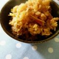 ちゃちゃふく's cooksnap of when they made 鶏ごぼうin炊き込みご飯☆.