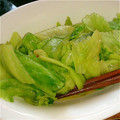 ののかーにゃ's cooksnap of when they made とにかく簡単！！レタスさっぱり炒め.