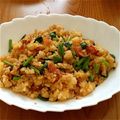 msft5632's cooksnap of when they made ☆ほうれん草とベーコンのバター醤油炒飯☆.