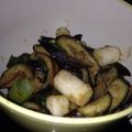 DON太's cooksnap of when they made ねぎとなすの味噌炒め.