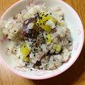 リトルキャラメル's cooksnap of when they made さつまいもご飯(^-^)雑穀米入り.