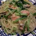 volvol's cooksnap of when they made 鮭の柚子胡椒パスタ.