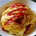 kuragenoie's cooksnap of when they made チキン入りオムライス.