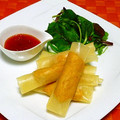 mako♡ばぁ's cooksnap of when they made タイカレー風味の海老揚げ春巻き.