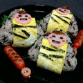 chiko0134's cooksnap of when they made 簡単キャラ弁♪ おにぎりde 節分鬼さん.