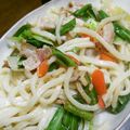 SO_Ckagami's cooksnap of when they made ガーリックマヨ焼きうどん.