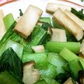 しょうがチューブ's cooksnap of when they made 小松菜と凍み豆腐（高野豆腐）の炒め物.