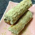 いもとく's cooksnap of when they made 餡餅コロコロ春巻き✿きな粉まぶし.