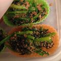 Taykko's cooksnap of when they made レンジ☆ホウレン草ごま和え　冷凍保存.