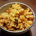 sleep1999's cooksnap of when they made 今、旬のトコブシで海の松茸ご飯.