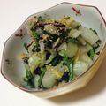 KIKISUKE's cooksnap of when they made 塩こんぶで簡単おひたし☆白菜・ほうれん草.