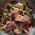 yuuyuu×◎'s cooksnap of when they made ピーマンとコンニャクと豚肉のピリ辛炒め.