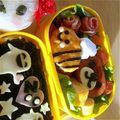 kaaayo16's cooksnap of when they made ＊キャラ弁＊ブンブンブンはちがとぶ～♪.