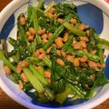 kei☆1121's cooksnap of when they made ゴマ油が決めて！ほうれん草の納豆あえ♪.