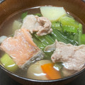 クックM6DK2O☆'s cooksnap of when they made 塩鮭と根菜の汁.