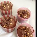 あさめろん's cooksnap of when they made チョコバナナ好きさん用マフィン＇ｪ＇.