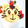 Nana777's cooksnap of when they made カボチャdeしまじろうケーキ.