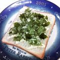 龍青空ママ's cooksnap of when they made しらす餅マヨトースト.