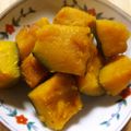 せつみか's cooksnap of when they made 懐かしい味：かぼちゃの煮物.