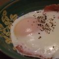 まさべこ's cooksnap of when they made レンジで簡単♪ハムエッグ.