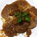 hanaumimin's cooksnap of when they made 厚切り豚肉のポークジンジャー★バター風味.