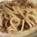 madokaaa's cooksnap of when they made ランチにも♪牛丼みたいな焼うどん.