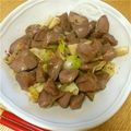 あやこむぎこ's cooksnap of when they made 砂肝とエリンギのガーリックソテー♪.