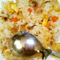 ゆりー1991's cooksnap of when they made 簡単　ちくわチャーハン.