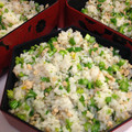 マオキアキ's cooksnap of when they made 菜の花と鶏そぼろの混ぜご飯.