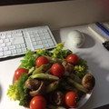 kaetzchaen's cooksnap of when they made つぼみ菜とエビの中華炒め.