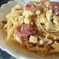 まみむみむま's cooksnap of when they made へるすぃー豆腐カルボナーラ.