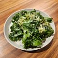 麻's cooksnap of when they made ケールとチーズの栄養満点超簡単サラダ.