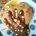 0111みぃこ's cooksnap of when they made 子供と作る♪手形チョコクッキー.