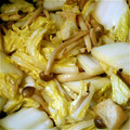 しばぴん's cooksnap of when they made 白菜としめじの中華風炒め.