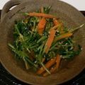 マリマリラックマ's cooksnap of when they made 豆苗とにんじんのカラフルなナムル♪.