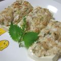 mocobaron's cooksnap of when they made 簡単♪豆腐の梅ツナマヨ焼き.