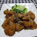 ohmagari's cooksnap of when they made 作り置き唐揚げで油淋鶏（ユーリンチー）.