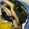 人参。's cooksnap of when they made ほうれん草とベーコンのバターソテー.
