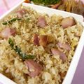 ピンクのたまご's cooksnap of when they made 豚肉とネギのマヨ醤油チャーハン☆.