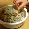 かおり（＾ｖ＾）♪'s cooksnap of when they made ♡【離乳食】後期　ふわっとチャーハン♡.