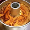 ごまろ's cooksnap of when they made 簡単、美味しい、マーブルシフォンケーキ♪.