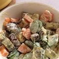 kotonico's cooksnap of when they made 【わさマヨ】さつま芋のサラダ.