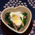 ころんこりん's cooksnap of when they made ☆朝食に☆栄養満点ポパイ半熟エッグ.