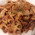 Kotara's cooksnap of when they made 焼肉のタレで簡単豚バラれんこん.