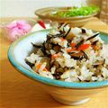 しじみごはん's cooksnap of when they made 健康美食：ひじきとショウガの炊き込みご飯.