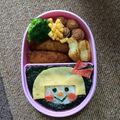 らまらま's cooksnap of when they made レトロチックな女の子＊キャラ弁.