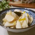 yuki829's cooksnap of when they made かぶの漬け物 ゆず味.