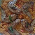 yonnyo's cooksnap of when they made 手羽元トマトピラフ.