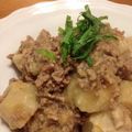 ☆みーさん☆0823's cooksnap of when they made 味噌バターが絶妙！里芋とひき肉の煮物.