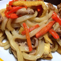 き～い's cooksnap of when they made 油揚げと冷凍うどんで♪簡単焼きうどん.
